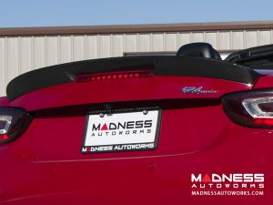 FIAT 124 Spider Rear Spoiler - Carbon Fiber - MADNESS 